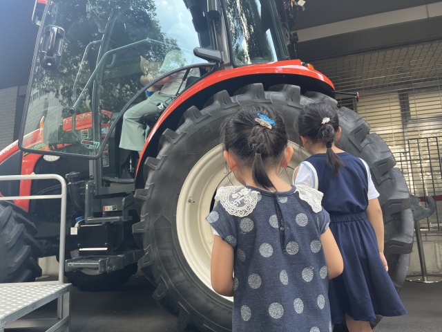 こどもが農水省見学